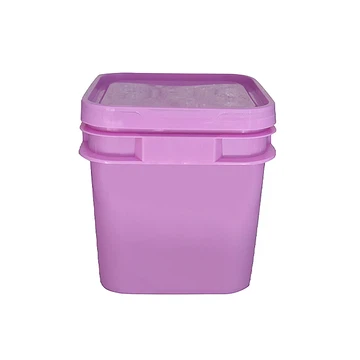 4 galonu kvadrātveida spainis un vāks ar blīvi