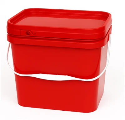 Plastmasas taisnstūrveida spainis ar eņģu vāku